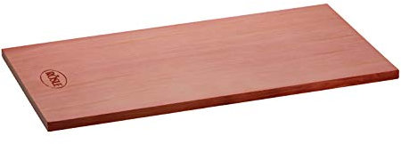 RÖSLE Aromaplanke Zedernholz 2-tlg., Hochwertige Zedernholzplanken für Holzaroma im Grillgut, mehrfach verwendbar, Naturprodukt