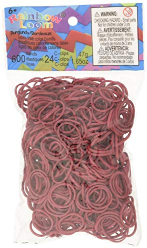 Elastiques Rainbow Loom Marron Bordeaux