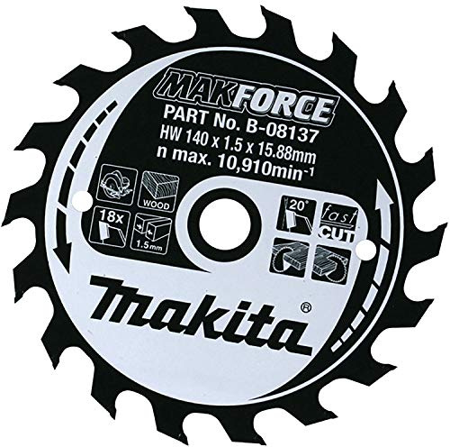 Makita Makforce Kreissägeblatt 190 mm x 40 Zähne 30 mm Bohrung