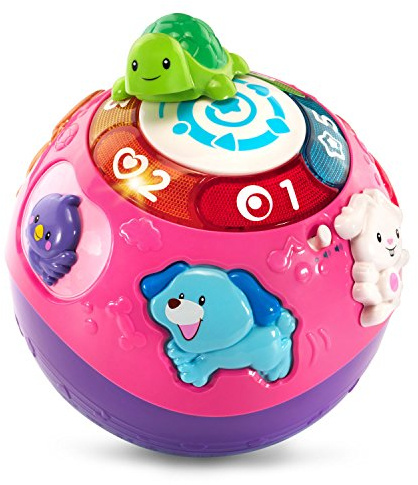 VTech Wiggle and Crawl Ball, Purple