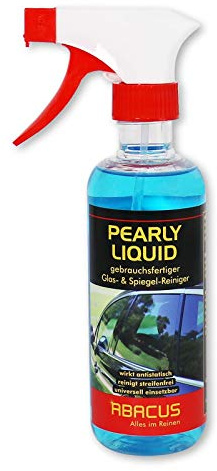 ABACUS® Glasreiniger, Glas Reiniger, Glas Reinigungs-Mittel, Scheiben-Reiniger, Reinigungsspray Glas, Glas Reinigung – für Glas, Auto-Scheiben, Spiegel & Fenster – Glasreiniger 300 ml (4280)