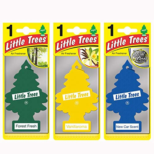 Little Trees Air Freshener, Traditional Fragrances, Pack of 3 (Packaging may vary)
