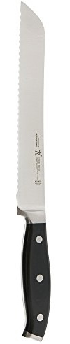 HENCKELS Forged Premio 8-inch Bread Knife, Black/Stainless Steel