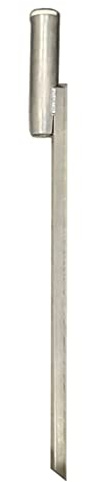 Marine Fiberglass Direct Heavy Duty Aluminum Beach or Dirt Stake Rod Holder for Fishing Poles