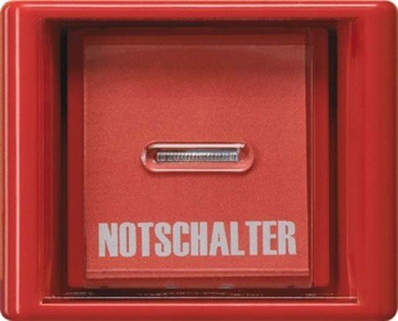 Jung Abdeckung Glasscheibe rt für Schalter/Taster AS 561 GL