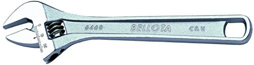 Bellota 6460-6 Rollgabelschlüssel mit zentralem Schneckenrad, 6 Zoll