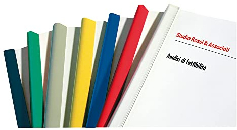 Fellowes Papier-Klemmschiene, Durchmesser 3 mm, 50 Stück, transparent