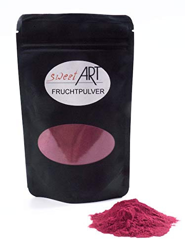 Schwarze Johannisbeere Cassis Fruchtpulver, gerfriergetrocknet 100 g mit Rezeptvorschlag