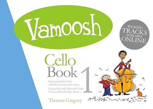 Vamoosh - Cello Book 1 | Sheet Music With CD and Online Resources Included | Easy Cello Method for Young Learners and Beginners | Fun Songbook for Classroom and Private Lessons