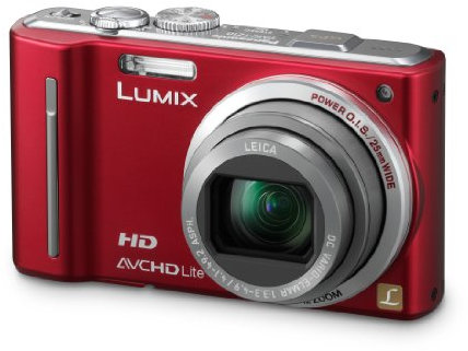 Panasonic Lumix DMC-TZ10EG-R Fotocamera digitale 12.1 megapixel, colore : Rosso [Importato da Germania]