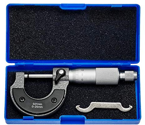 WABECO Mikrometerschraube 0-25 Mikrometer Bügelmessschraube Messschraube