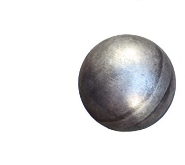 UHRIG Eisen Hohlkugel - Hohle Stahlkugel Ø 50 mm, dickwandige Metallkugel für Zaunpfosten UVM.