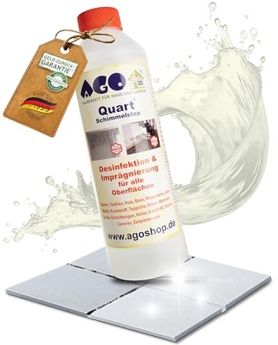 AGO Schimmelstop 500ml / Schimmelentferner wirkt bis zu 18 Monate vorbeugend & aktiv gegen Schimmel/Anti Schimmel Imprägnierung/desinfizierendes Anti Schimmel Mittel