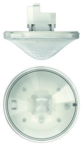 Theben 2079000 thePrema P360 KNX UP WH I Rivelatore di presenza a infrarossi passivi I PIR I Area di rilevamento rettangolare 360° I 3 canali luce, 2 canali presenza I HVAC