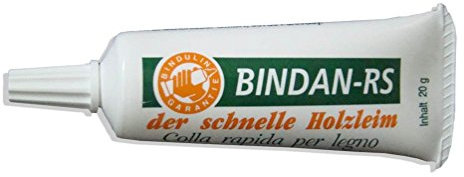 Bindulin Leim-Express 20g Flasche Record-Schnellbinder, Schadstofffrei, Transparent, Wasserbeständig, 1100 kg/cm², Leim