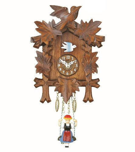 ISDD Cuckoo Clocks Orologio in miniatura della Foresta Nera Cucù, batteria inclusa