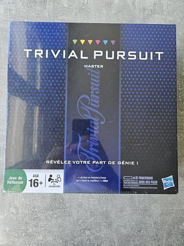 Hasbro Gaming Trivial Pursuit Master, Jeu de Societe de Reflexion, Jeu de Plateau, Version Francaise, 16 ans et plus