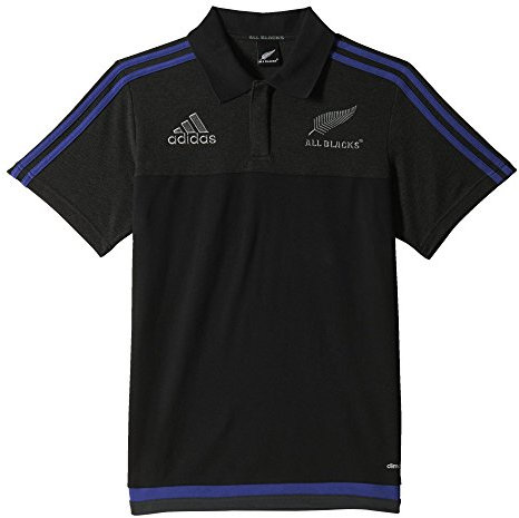 adidas Herren Poloshirt All Blacks Anthem Polo, Schwarz/Grau, S