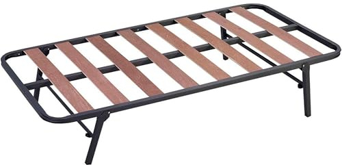 Miroytengo SOMIER de Arrastre Inferior de Cama Canguro 90x180 cm, Tubo 30x30 mm+ Patas Plegables con Ruedas. ELEVABLE