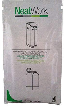 Neat Works Water Softener System descaling cleaner sachet for self service of your Softener