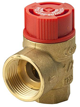 1/2 x 3/4 Safety Pressure Release Relief Reducing Valve FxF Female 8 Bar
