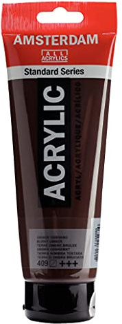 Amsterdam Standard Series Acrylfarbe Tube 250 ml Umbra Gebrannt 409 (17124090)