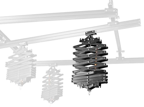 Walimex Schere für Deckenschienensystem - 300 x 100 x 400 mm - stufenlos ausziehbar ca. 30-200 cm - Last max. 6000 g - für Schienen System für Lampen Lichtquellen Kameras Studio Equipment