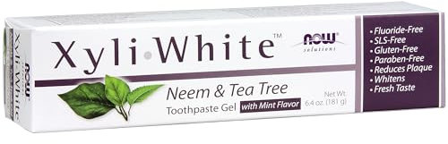 Now Foods Xyliwhite Neem & Tea Tree Toothpaste Gel 181g