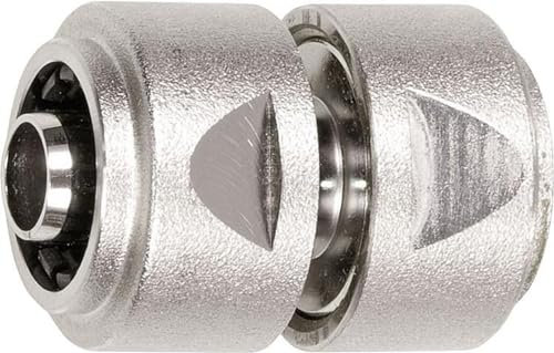 GEKA plus-Schlauchverbinder Stecksystem, 5/8 - 16mm MS Ni m. Spannmutter, 46.0762