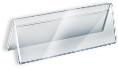 Azar 192805 Two-Sided Stand-Up 8-1/2-Inch Width by 3-Inch Height Nameplate, 10-Piece Set
