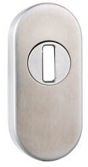 ToniTec Schutzrosette Edelstahl 14mm Schieberosette mit Zylinderabdeckung ZA Sicherheitsrosette für Türzylinder Einbruchschutz für Haus und Wohnungstüren