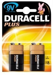 DURACELL BATTERY PLUS 9V PK2 75051888