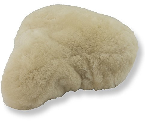 Reissner lammskinn cykelsadel överdrag cykelsadelöverdrag av merino lammskinn FSB-A-0 beige pärla 27 x 24 cm