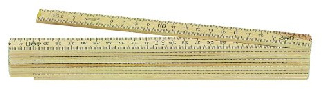 Metrica 23090 Holzmassstab 2 m, natur