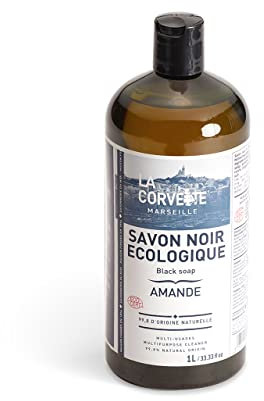La Corvette Savon Noir Liquide Amande Ecocert 1 L