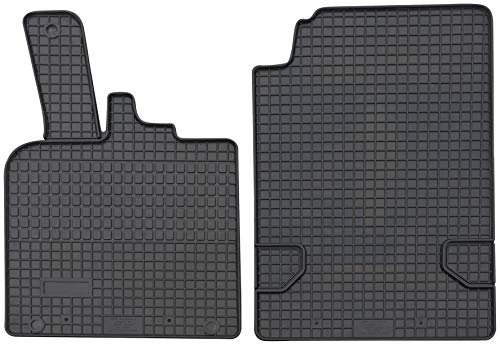 PETEX Gummimatten passend für fortwo ab 03/2007 Fußmatten schwarz 2-teilig