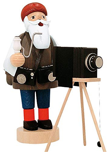 KWO Olbernhau 21002 Räuchermännchen Fotograf, 19 cm