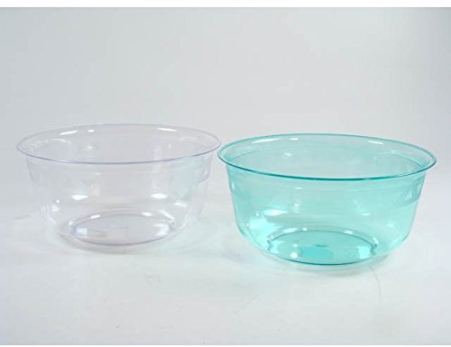 Coppa ciotola insalatiera per alimenti in plastica diam 23Cm colori assortiti