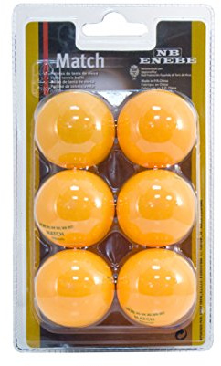 Enebe Match Tischtennisbälle 40 mm Blister 6-NA