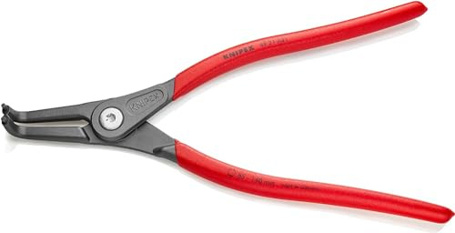 KNIPEX Präzisions-Sicherungsringzange für Außenringe, 49 21 A41 | Ring-Ø 85-140 mm, Spitzen-Ø 3,2 mm, gewinkelt 90°, Sprengringzange, Seegeringzange