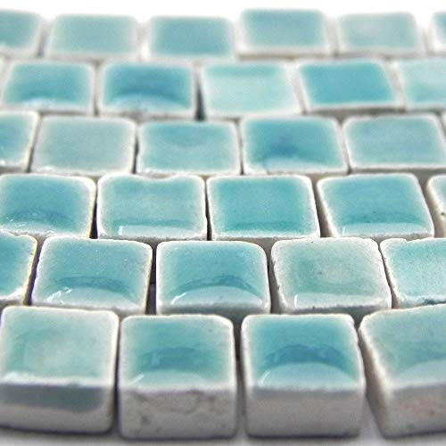 ALEA Mosaic Mini Mosaiksteine 5x5mm, 1000 Stück, Türkisblau, WG02