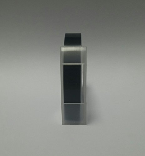 Dymo Compatible Embossing Tape - 1 Roll - Black Tape