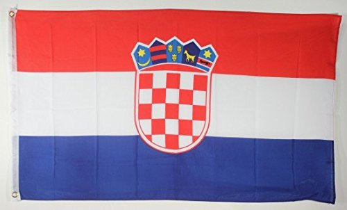 Flagge Fahne Kroatien 90x60 cm wetterfest und lichtecht für innen und aussen