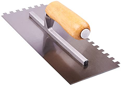 Amtech G1610 280mm (11) Notched float trowel with wooden handle