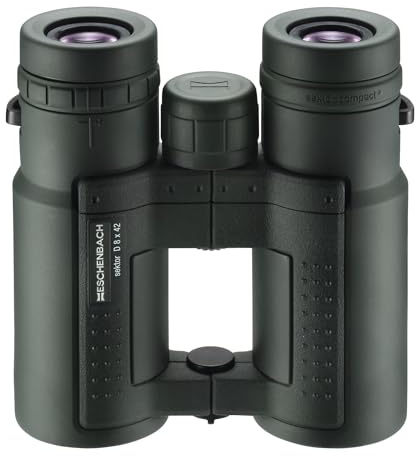 Eschenbach Optik Sektor D compact+ 8x42 Fernglas - der leichte Allrounder für gehobene Ansprüche für Wanderung, Vogelbeobachtung, Wildbeobachtung in der Natur - geeignet für Brillenträger