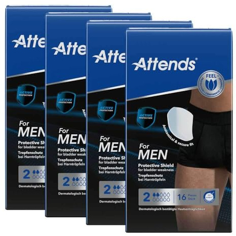 ATTENDS for men Shield 2 4X16 St