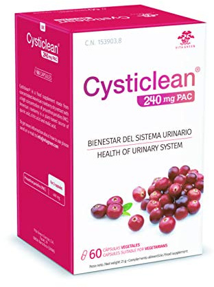 Vitagreen Cysticlean 153903.0 Prevención y Tratamiento de la Cistitis 240 mg 60 Cápsulas
