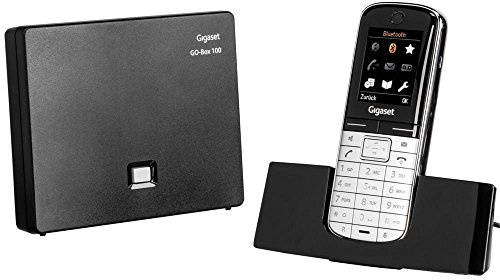 Gigaset SL400A GO Telefon - Schnurlostelefon / Mobilteil - mit Farbdisplay - Anrufbeantworter - Freisprechen - Design Telefon / Schnurloses Telefon - VOIP - IP-Telefon - schwarz
