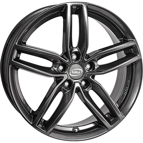 Alufelgen MIM Athletic 8 x 19 5 x 112 ET49 Graphite glänzend