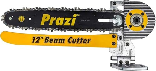 Prazi 12 Beam Cutter Attachment for Circular Saws – For 7-1/4-8-1/2 WormDrive Saws – Increase Cut Depth from 2-1/2” to 12”